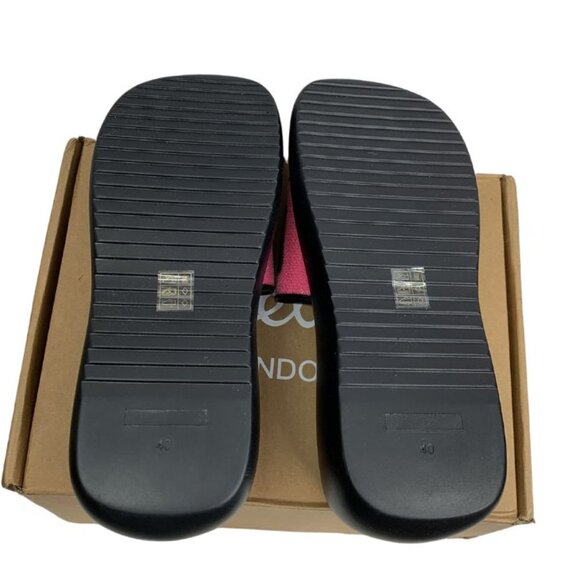 Shellys London Sequin Andi Flatform Mules Pink Women's Size 9 Peace, Love NWB - Picture 9 of 11